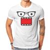 Domo Glasses Face Tshirt Graphic Unisex Tops Vintage Summer Cotton Streetwear T Shirt