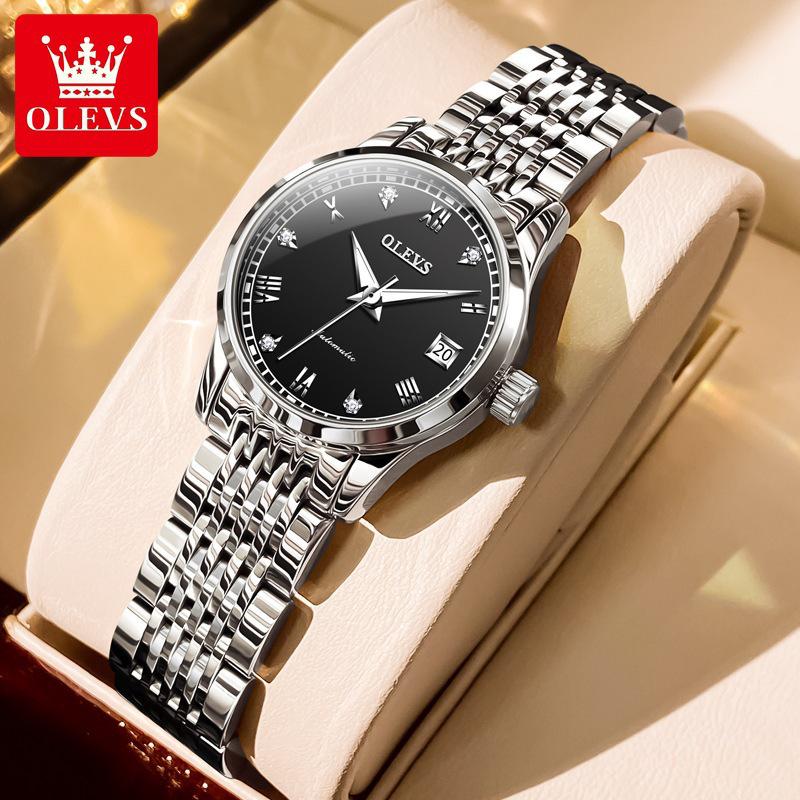 

Oulishi Women s Automatic Mechanical Watch - Simple Waterproof Design for Middle-Aged and Elderly Users