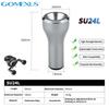 Gomexus A24LTNBK Knob Aluminum Silver 24mm Shimano A , Daiwa S (4282)