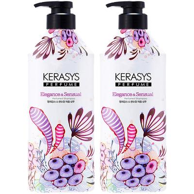 Kerasys Perfume Shampoo Elegance and Sensual Fragrance, 980ml, 2 Units