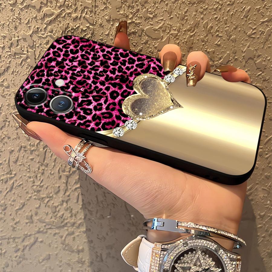 Creative Leopard Print Art Funda Phone Cover Case for Apple iPhone 17 Pro Max Air 16 15 Pro 7 8 13 XR XS MAX 12 14 11