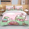 10 Sizes Sanrio Keroppi Printed Bedding Set Cartoon Anime Duvet Cover Comforter Pillowcase Boys Girls Children Adults King Gift