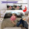 Customize Photos Customize Your Photo Bedding Set Breathable Duvet Cover with Pillowcases Home Decoration Birthday Gift