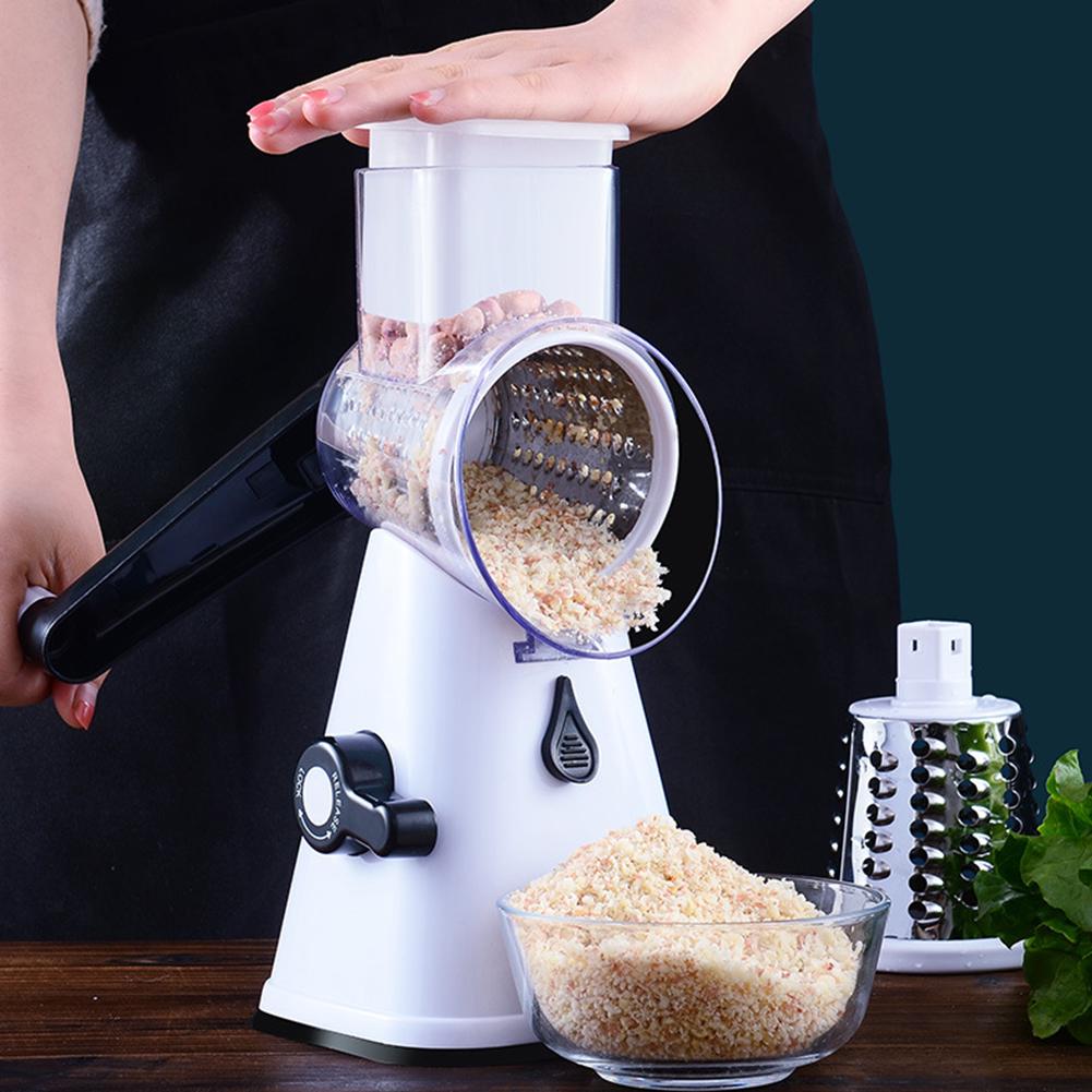 Household Kitchen Manual Multifunctioal Rotation Vegetable Grater Shredder Cutter Chopper Tool