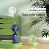 Ventilatore Portatile Pieghevole con Display Digitale 2025 - Silenzioso, Ricaricabile USB, per Uso su Scrivania, Portatile o da Collo