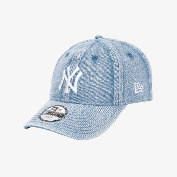 New Era Mlb New York Yankees Snow Washing Denim Unstructured Cap 14890754 55