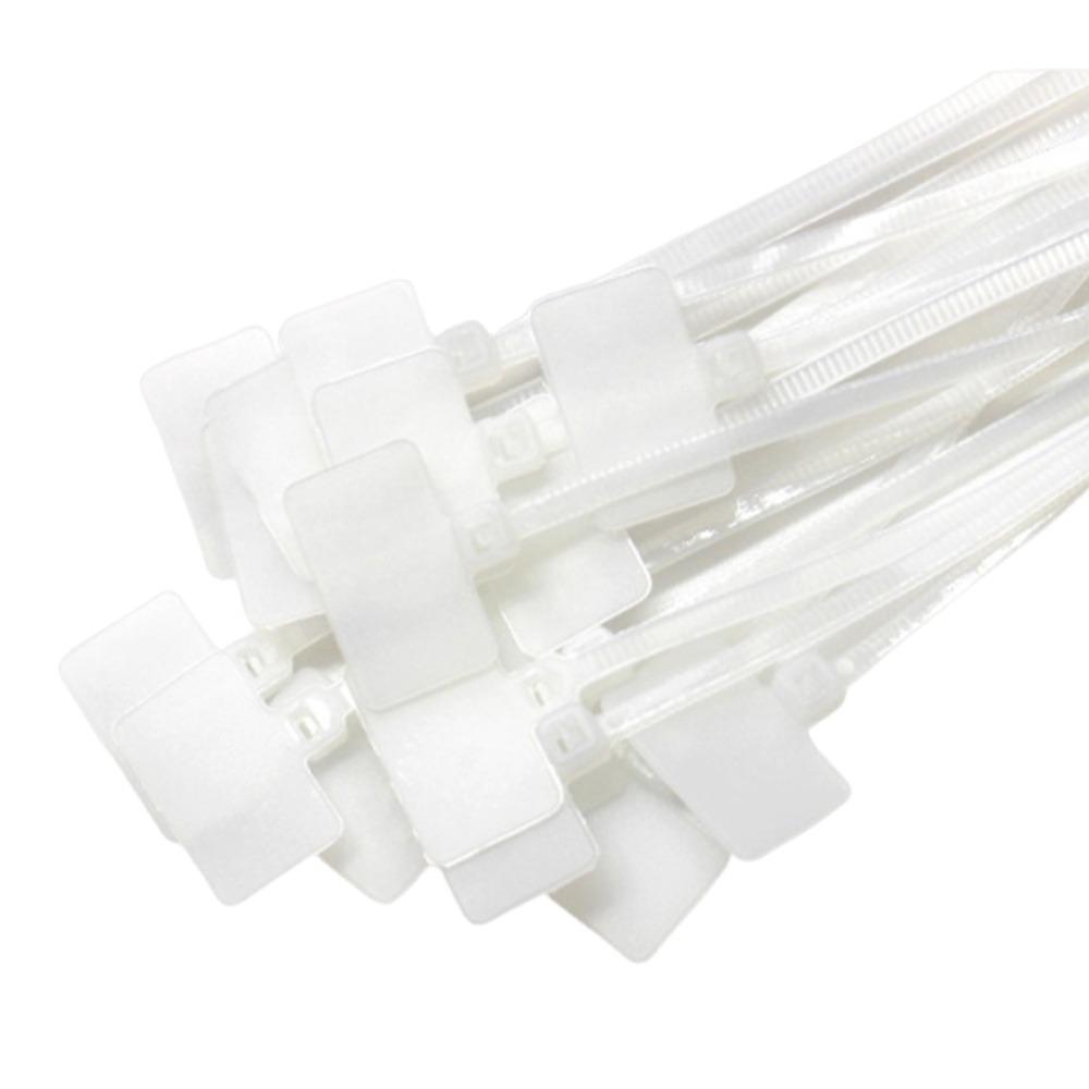 100pcs Self-locking Zip Ties 4*150mm Wire Ties Loop Ties Cable Ties  Wire Organization