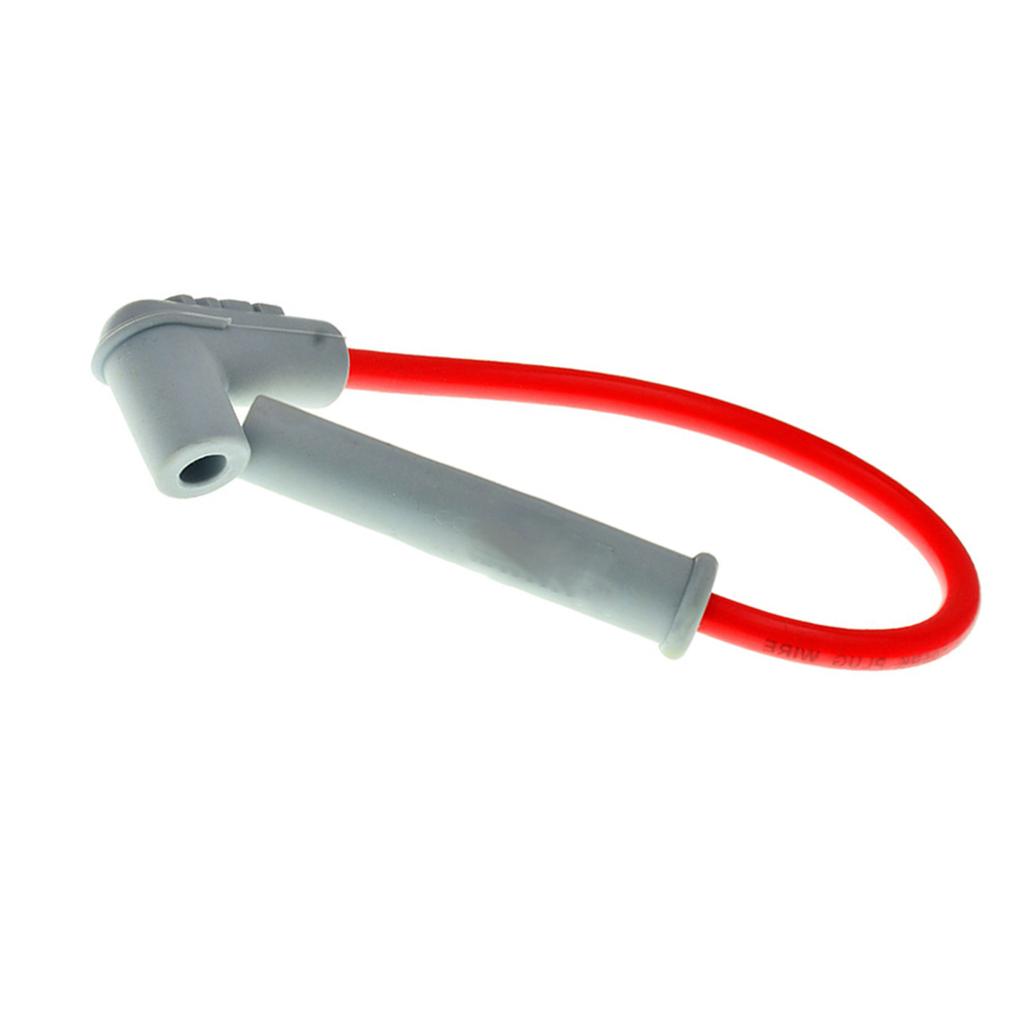 Heat Resistant Motorcycle Ignition Cable Silicone MSD Upgrades Enhances Stability Motorcycle Ignition Wire for Racing