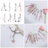 Star Heart Bowknot Pendant Phone Charm Hangings Rope Sweet Phone Chain Strap Bag Decoration Lanyard Keychain Accessory