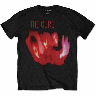 Official The Cure Pornography Mens Black T Shirt The Cure Tee Unisex T-Shirt