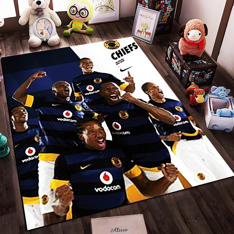 "Football Team Celebration Design Rug" Non-slip Rug Suitable for Living Room and Bedroom Sofas