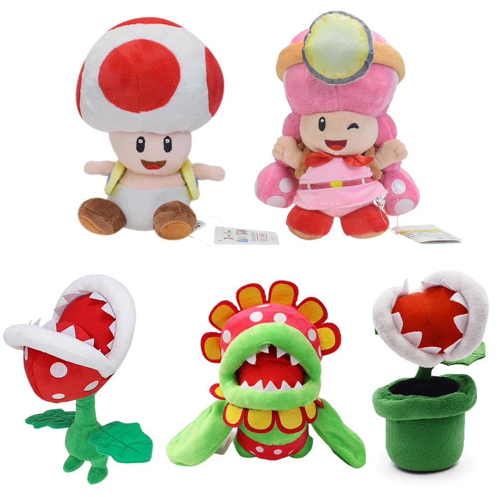 Super Mario Bros. Wonder Plush Toy Mairo Luigi Princess Peach Daisy Toad Toadette Yoshi Soft Stuffed Dolls Nabbit Skedaddlers