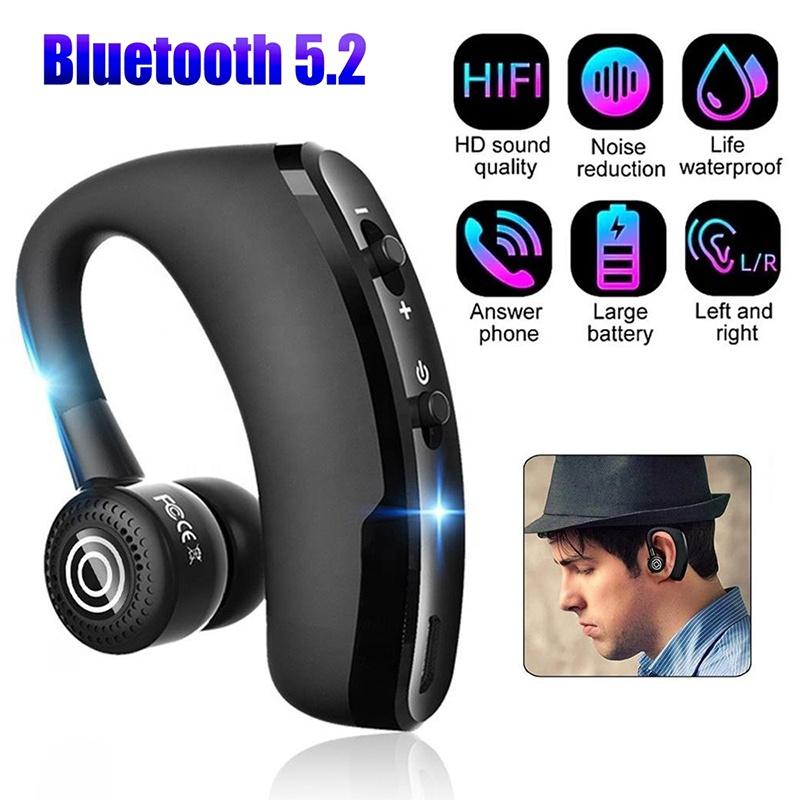 Wireless Bluetooth 5.2 Earphones With Microphone HIFI Bass Earbud Noise Cancelling Waterproof Music Headsets For iPhone Samsung