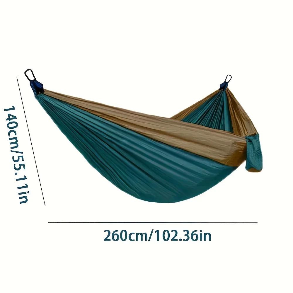 Camping Hammock Camping Accessories Gear for Outdoor Indoor with Tree Straps Nylon Lightweight Hammocks for Touring Hiking