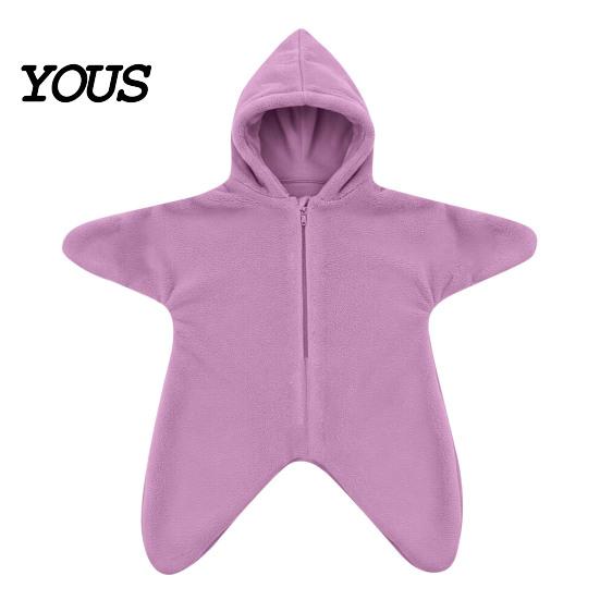 Süßer Sternförmiger Baby-Strampler Neugeborenen-Schlafsack, Weiche Flanell-Wickeldecke für Jungen Weihnachtsoutfit Mädchen, Warmes Feiertagskostüm Fotografie