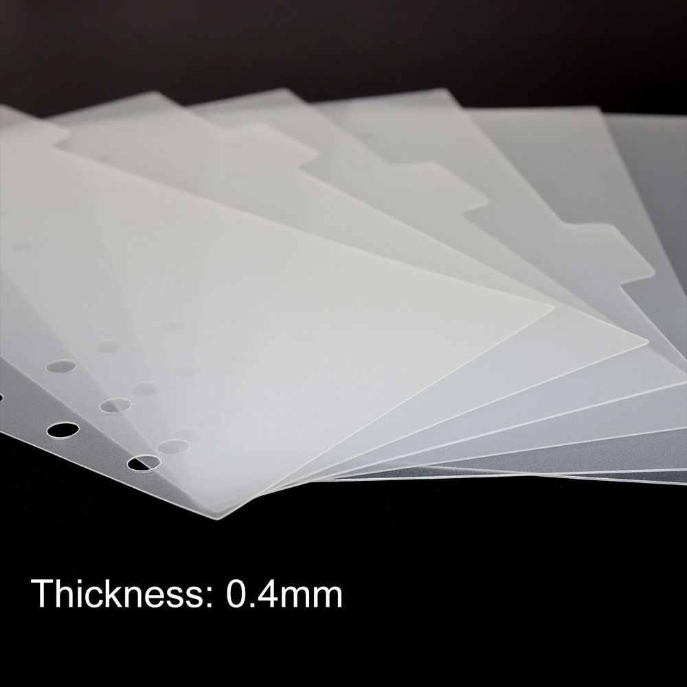 for A5/A6 Notebook Binder Index Dividers Binder Index Separator Diary Book Sticker Page Dividers