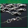 Stainless Steel Puntos 30pcs Fishing Swivels Ball Bearing Rolling Rings Hook Connector
