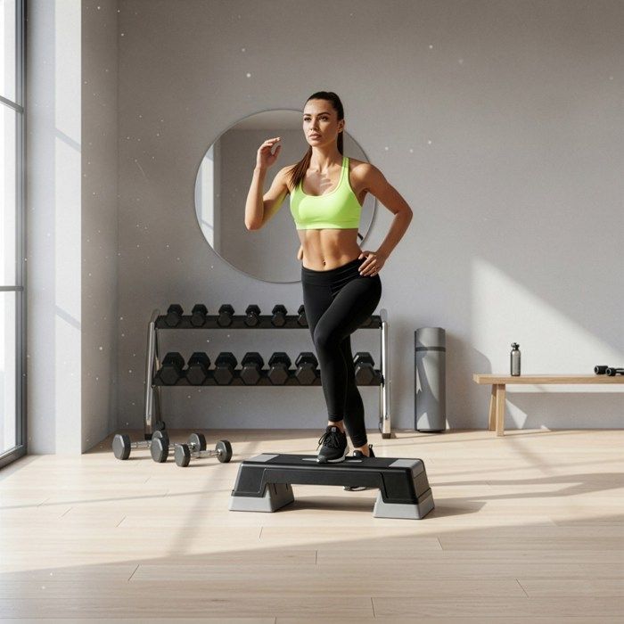 ACTIGET Paso 2-pasos, paso, plataforma para ejercicios de aeróbic y fitness
