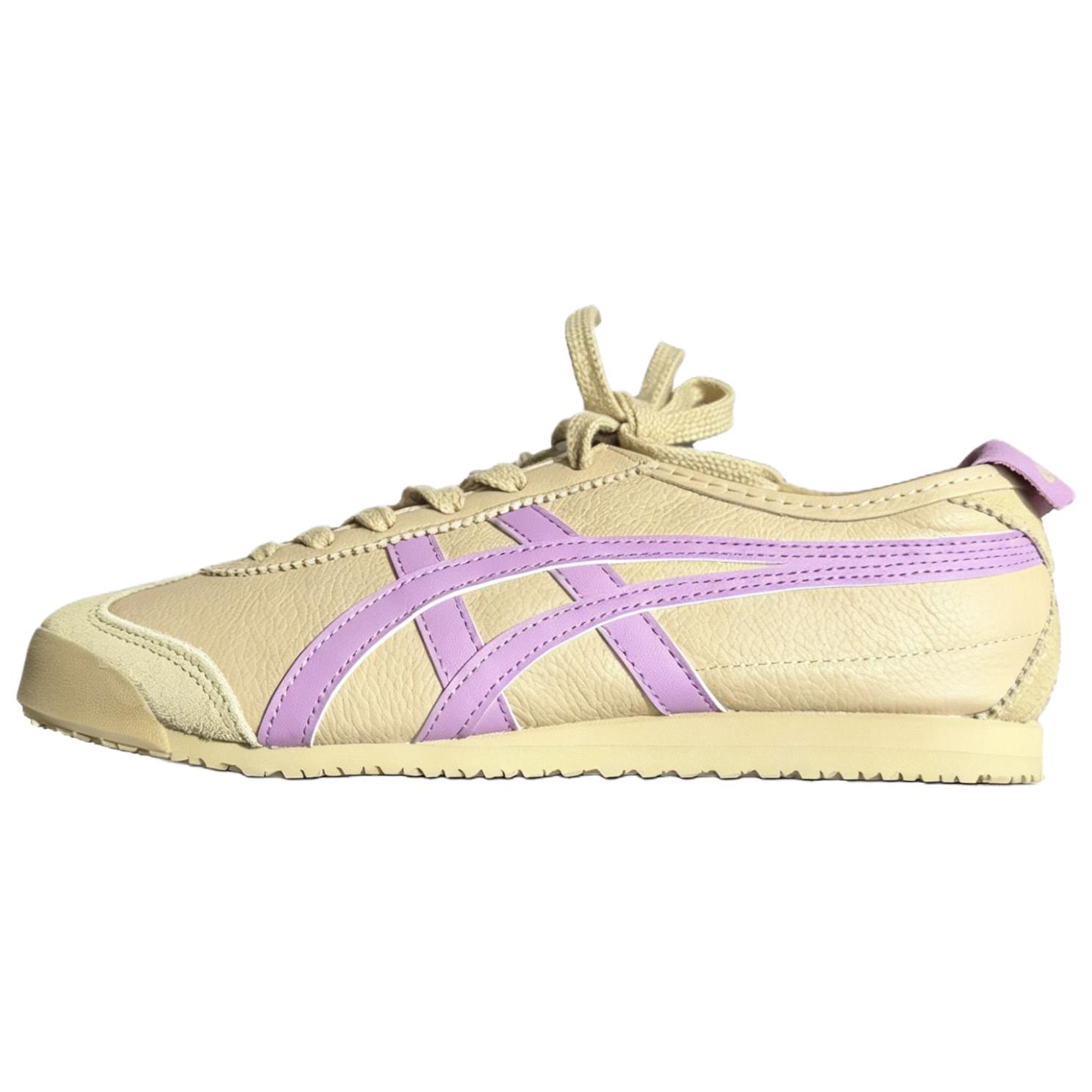 Onitsuka Tiger Mexico 66 Vielseitige Bequeme Lifestyle Freizeitschuhe Unisex Sneaker Gelb Lila 1183B771-255 37