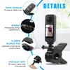 PULUZ Action Sports Cameras Jaws Flex Clamp Mount with Phone Clamp (Black)