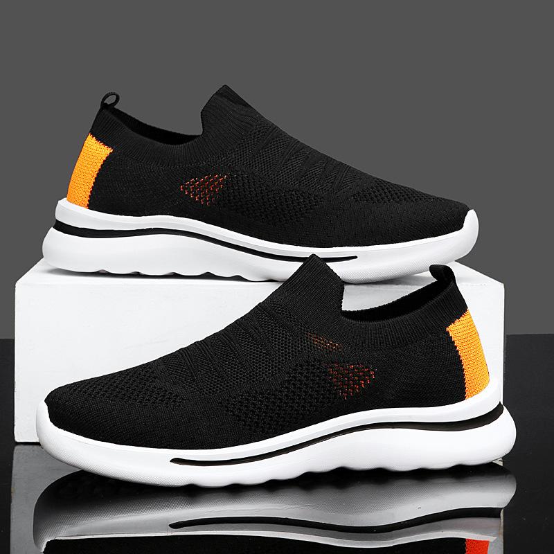Fußbedeckung lässig ultraleicht und bequem dünn Ein-Pedal modisch vielseitig trendige Schuhe Sport atmungsaktiv weiche Sohle