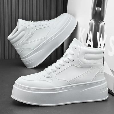 Mode Herren Casual Sneaker Plateau Stiefeletten High-Top Dicke Sohle Sneaker Herren Outdoor Basketballschuhe Sportschuhe 2025