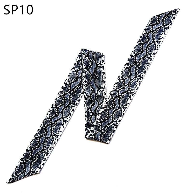 

Leopard Snake Skin Print 2023 New Bag Skinny Silk Scarf For Women Luxury Brand Foulard Women Tie Fashion Head Scarves For Ladies