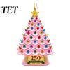 Hanging Pendant for Tree 250 Anniversary USA Christmas Ornament, 1776-2026 2D Acrylic Window Years America Decoration Patriotic Home Decor Collection