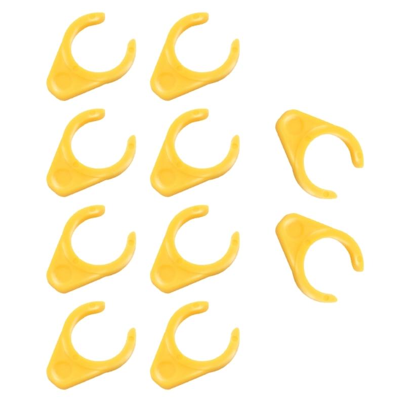 10pack Road Bike Pedals Safety Clip Mountain Bike Pedals Holders Bike Part Suitable for Cycling Level