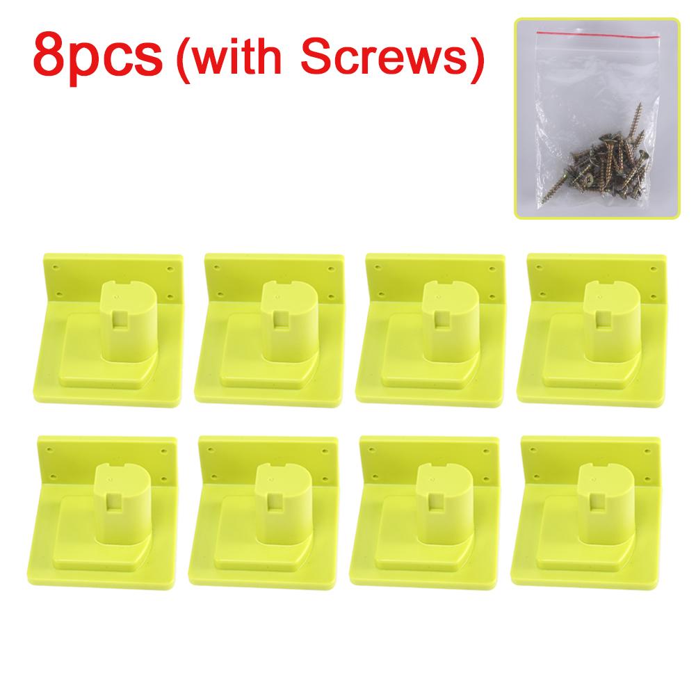 2~10Packs For Ryobi Holder 18V Battery Adapter Drill Mount Dock Case Suitcase For The Power Tools Storage Accessories Tool Brack