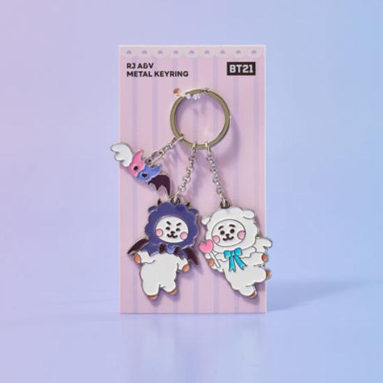 BT21 Angel & Villain Edition Metal Key Ring