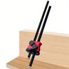 Double Head Wheel Marking Gauge - Aluminum Parallel Line Drawing Tool with Graduated Inch & MM Scale for Woodworking