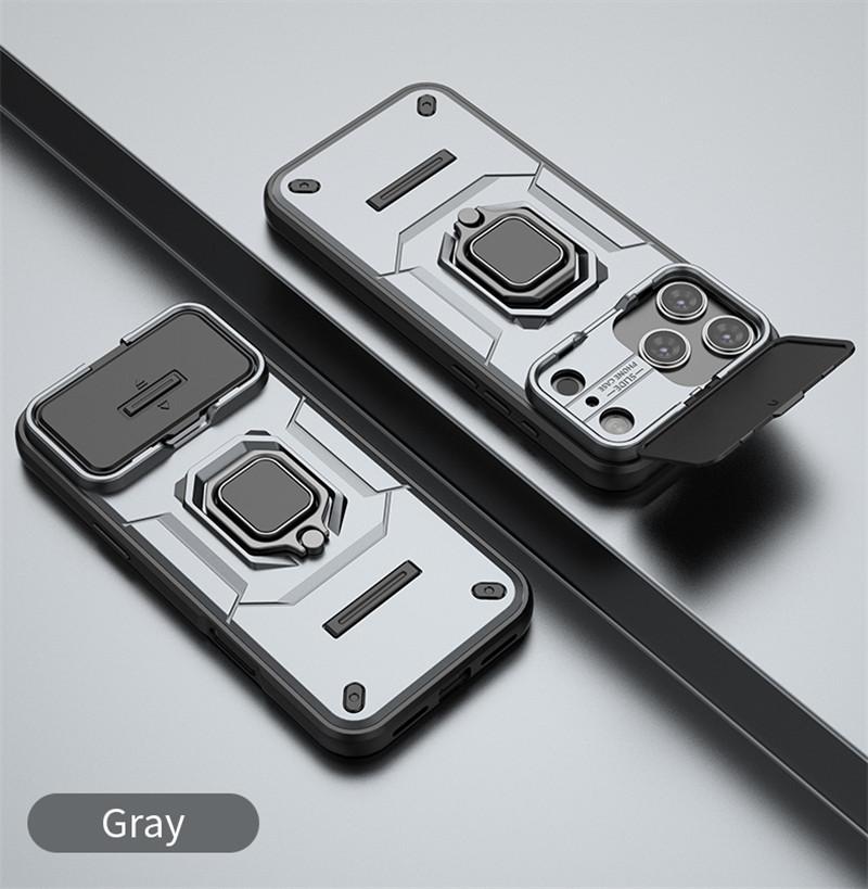 For iPhone 17 Pro Max Case Slide Camera Len Cases iPhone 17 Air iPhone 17 Pro Max Cover Bumper Shockproof Armor PC Phone Cover