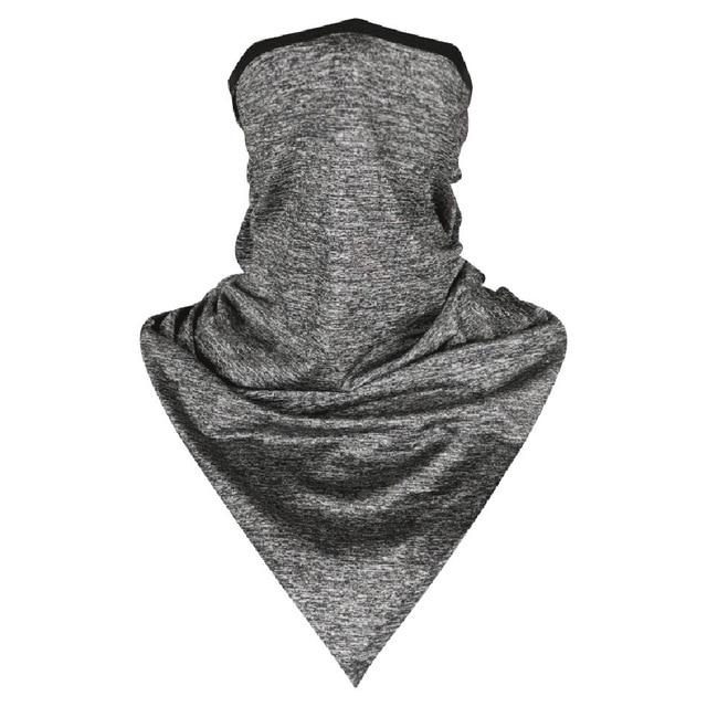 Cycling Face Outdoor Sports Women Men Headband Faceshield Mask Neck Triangle Ice Silk Cool Scarf