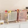 Durable Tea Bag Storage Box Iron Snack Storage Basket Onion Garlic Ginger Storage Box  Office