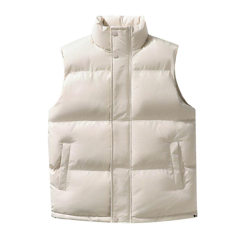 High quality solid color men's vest autumn and winter vest men's handsome trend vest thermal vest teen sleeveless