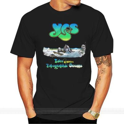 Topographic Oceans T SHIR TNew High Quality Casual Printing Fashion T-shirt Men Cotton Brand Teeshirt
