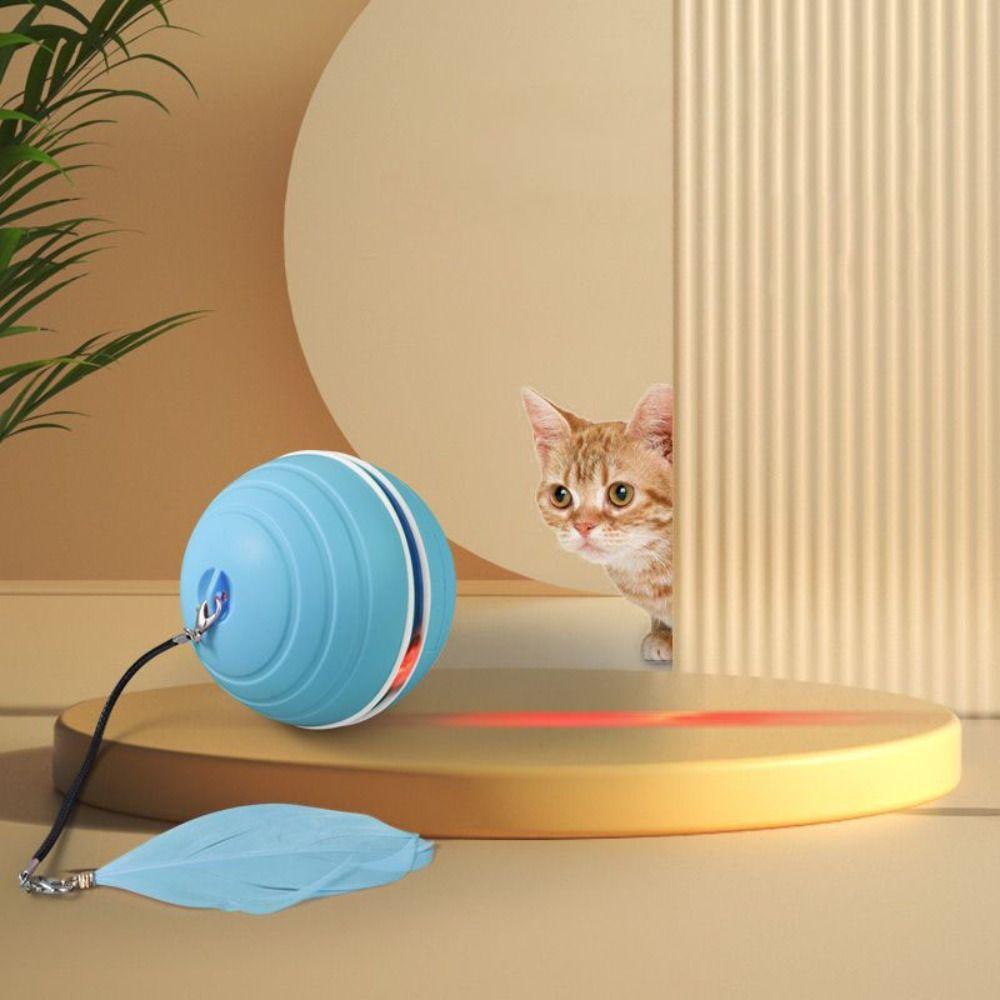 Rechargeable Cat Interactive Ball Automatic Self-playing Cat Ball Interactive Cat Ball Toy  Indoor