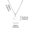 Cremation Necklace for Ashes Stainless Steel Pendant Ashes Holder Memorial Jewelry