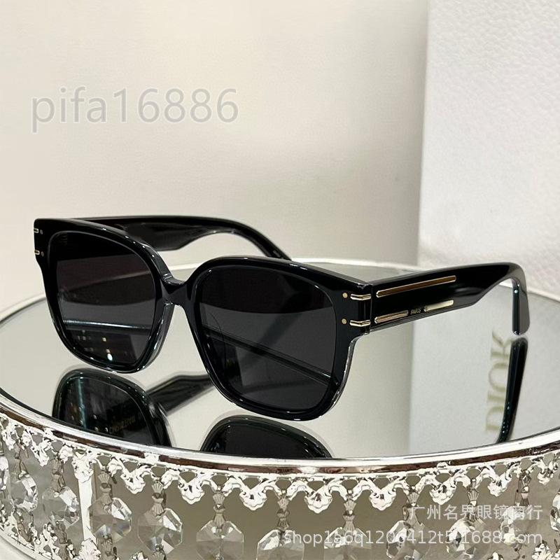 Exported Jay Chou retro sunglasses for men and women, Jiang Shuying square anti-UV uv400Sunglasses trend Black(Without box）