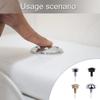 Water Saving Double Flush Toilet Button Water Efficient Button Upgrades for Quick Replacement on Tank Top Press Switches