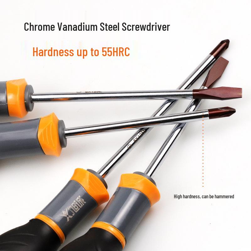 Industrial Grade Magnetic Screwdriver Set: Phillips, Slotted, Small Torx, Super Hard