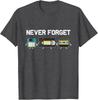 Never Forget VHS Tape Cassette Floppy Disk - 80s & 90s Gift T-Shirt