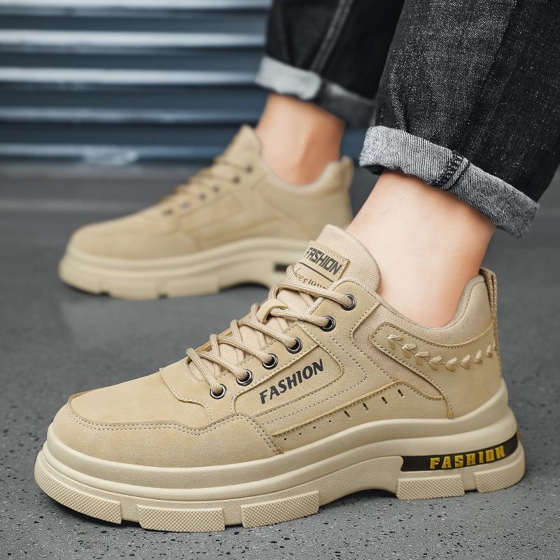 Роскошный бренд Мужские кроссовки Модные высокие повседневные туфли Нескользящие ботинки на платформе для мужчин Уличная рабочая обувь Safty Shoes Tenis Masculino