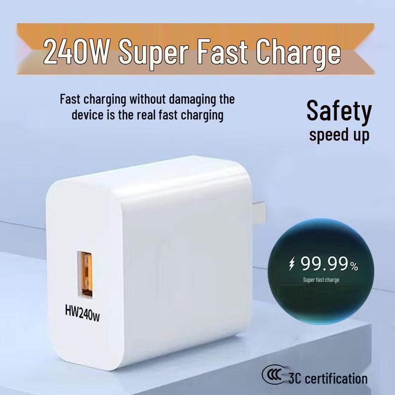 240W Dual Type-C Silicone Data Cable for Apple 15/16, Huawei, Honor, Xiaomi - Super Fast Charging