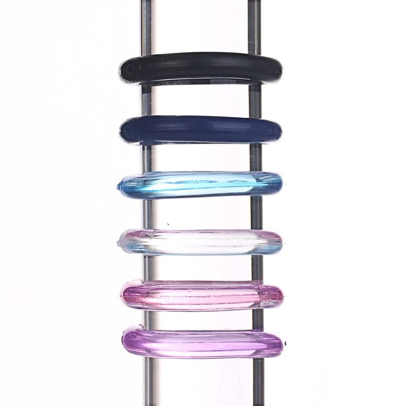 5PCS Silicone Penis Ring Ejaculation Delay Penis Attachments Cock Ring Male Chastity Device Penis Enlargement Sex Toys for