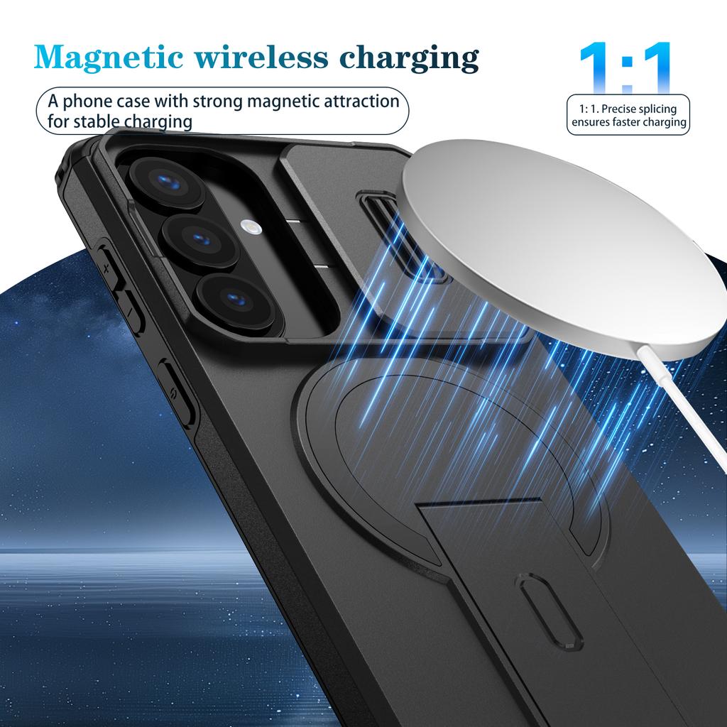Anti-Shock Case for Samsung Galaxy S26 Ultra S25 FE S24 Plus S23 A17 A56 A36 A16 A26 A55 A15 Wireless Charge Accessories Cover