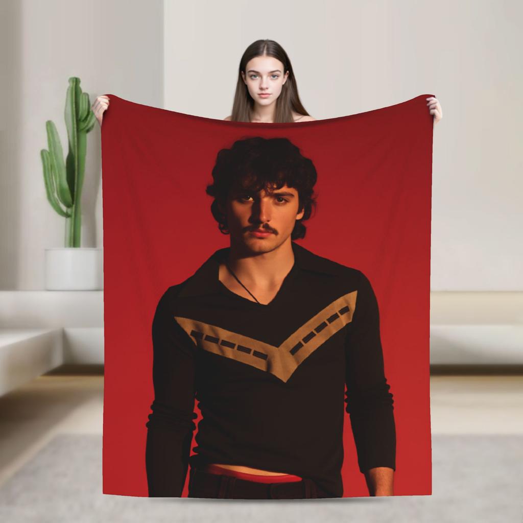 Warm Blanket Travel Benson Boone American Singer Throw Blanket Flannel Bedspread For Couch Chair Sofa Bed Trend Sofa Bed Cover