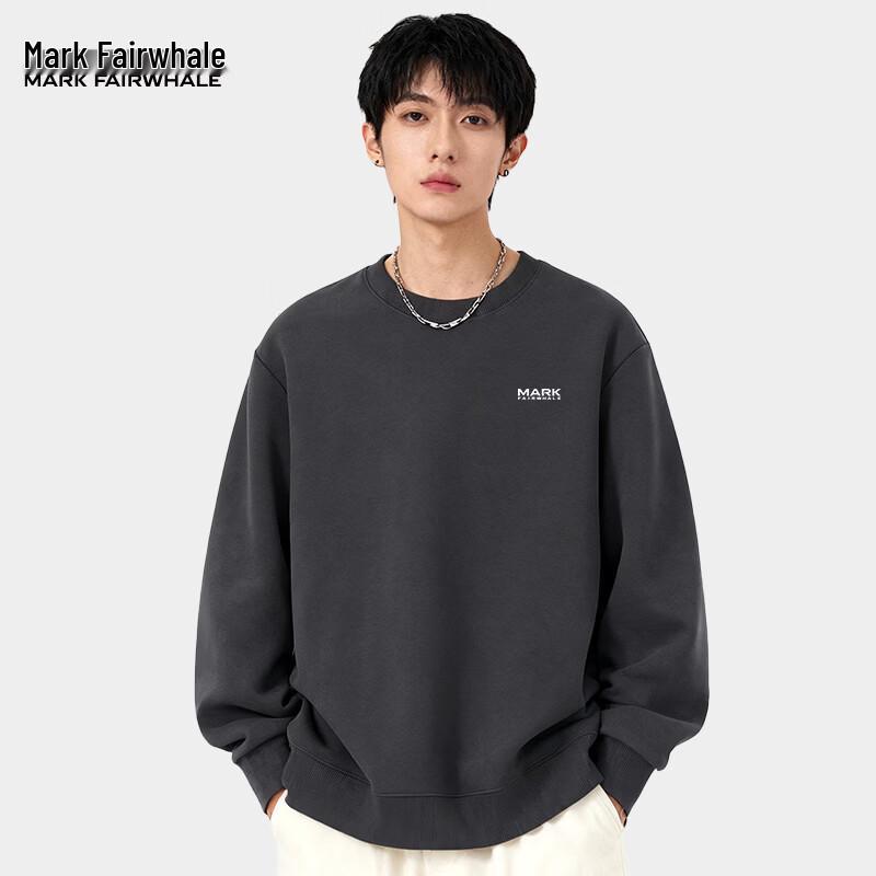 Mark Fairwhale Men s Round Neck Logo Sweatshirt S