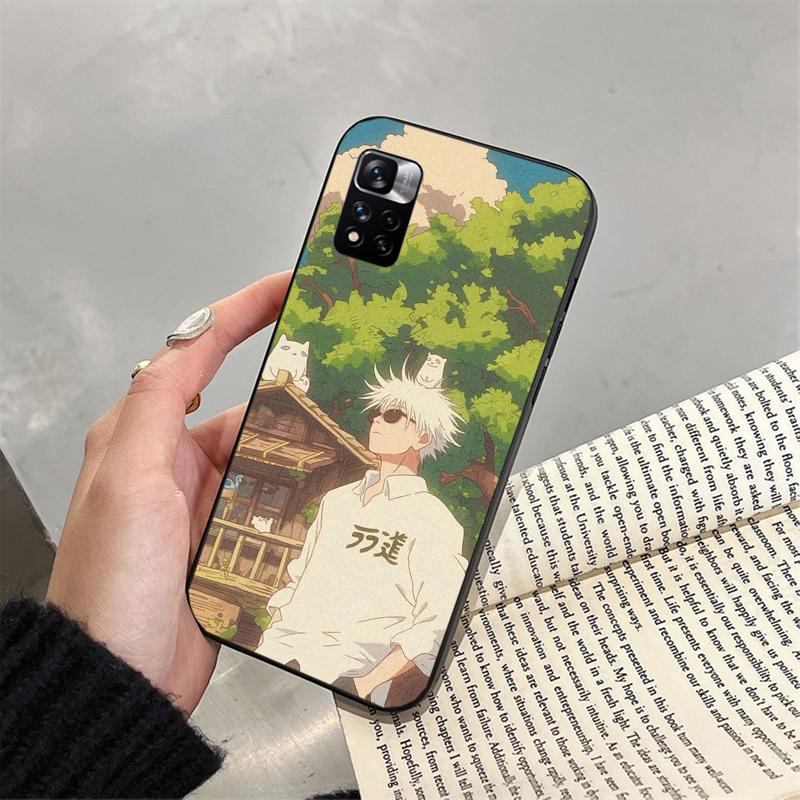 

Satoro Gojo Jujutsu Kaisen Phone Case For Xiaomi Redmi note 14 Pro Plus 14 13 12 11 10 Pro 14S 12S 11S Redmi 14C 13C Redmi Note 12S